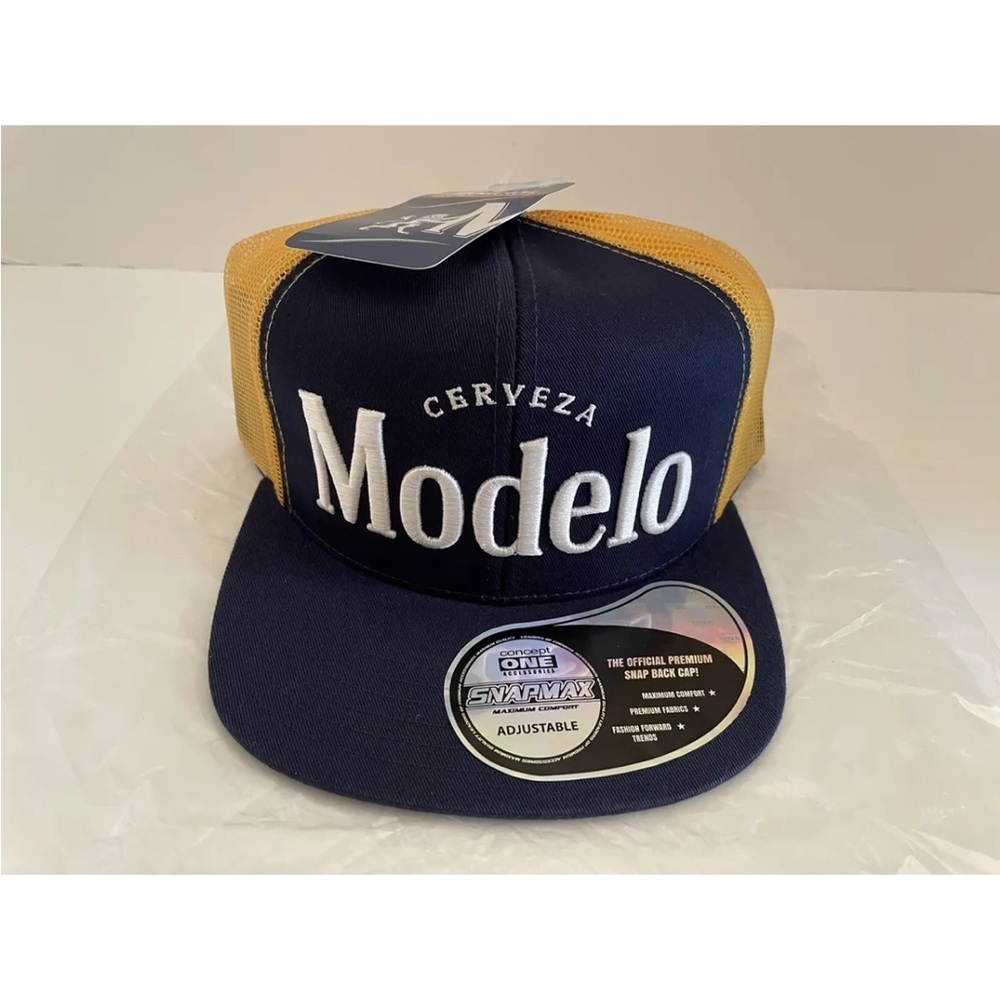MODELO Cerveza Official Premium Snap Back Trucker Cap/Hat - Concept One